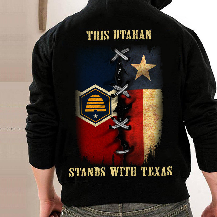 This Utahan Stands With Texas Shirt Support Texas Clothing This Utahan Stands With Texas Shirt Support Texas Clothing
