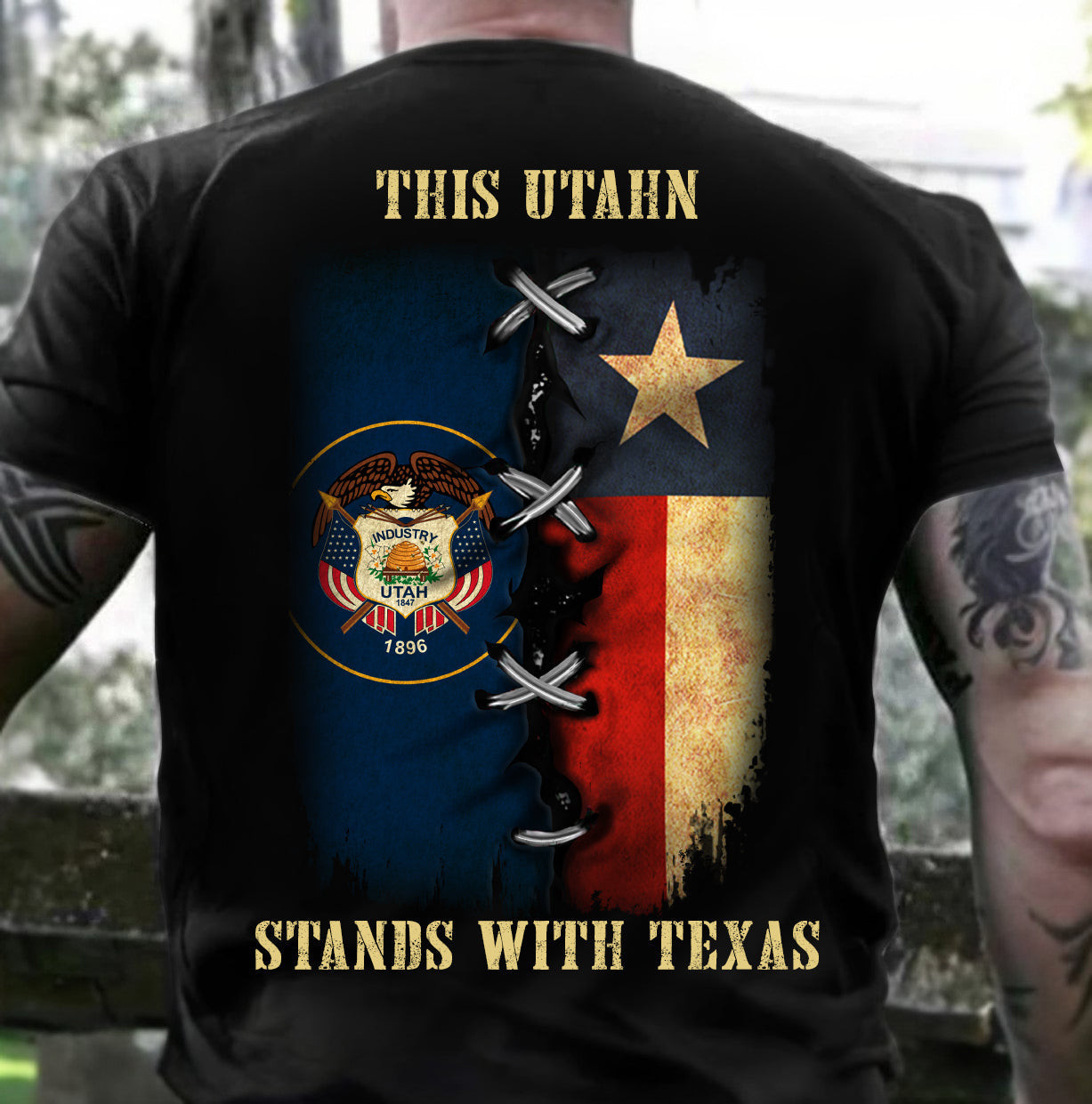 This Utahn Stands With Texas Shirt Utah Support Texas T-Shirt Gifts For Supporters This Utahn Stands With Texas Shirt Utah Support Texas T-Shirt Gifts For Supporters