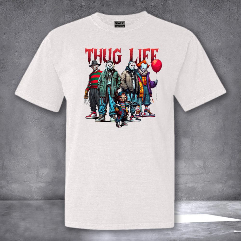 Thug Life Horror Shirt Movie Lovers Scary T-Shirt Halloween Gift Ideas Thug Life Horror Shirt Movie Lovers Scary T-Shirt Halloween Gift Ideas