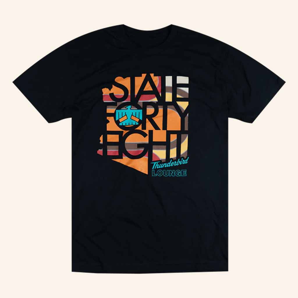 Thunderbird Lounge Merch State Forty Eight T-Shirt Good Christmas Gifts For Men Thunderbird Lounge Merch State Forty Eight T-Shirt Good Christmas Gifts For Men