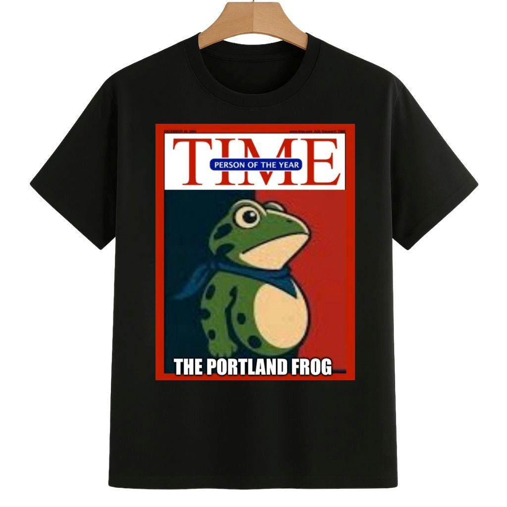 TIME Person Of The Year The Portland Frog Anti ICE Shirt Abolish ICE Protest Merch TIME Person Of The Year The Portland Frog Anti ICE Shirt Abolish ICE Protest Merch