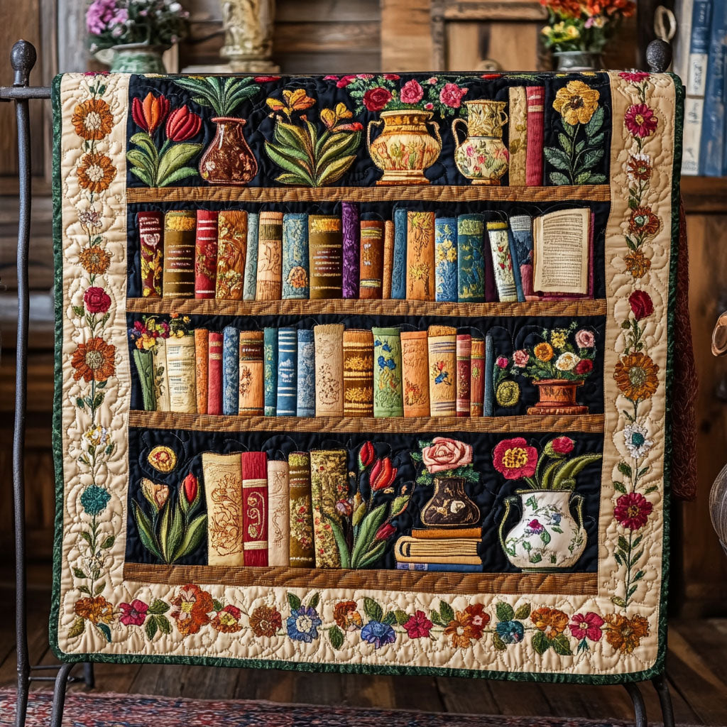 Timeless Bookshelf Dreams Quilted Blanket Cute Throw Blanket Unusual Book Gifts Items Timeless Bookshelf Dreams Quilted Blanket Cute Throw Blanket Unusual Book Gifts Items
