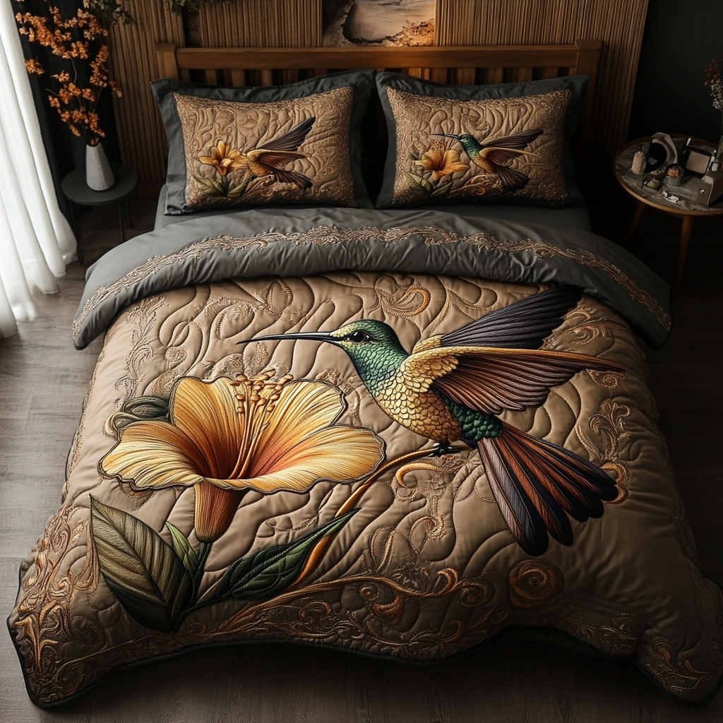 Timeless Hummingbird Quilted Bedding Set Duvet Cover Bedspreads Hummingbird Gifts For Him Timeless Hummingbird Quilted Bedding Set Duvet Cover Bedspreads Hummingbird Gifts For Him