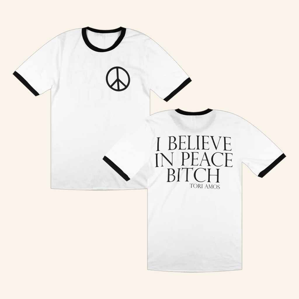 Tori Amos Merch I Believe In Peace Btch T-Shirt Unique Gifts For Sister Tori Amos Merch I Believe In Peace Btch T-Shirt Unique Gifts For Sister