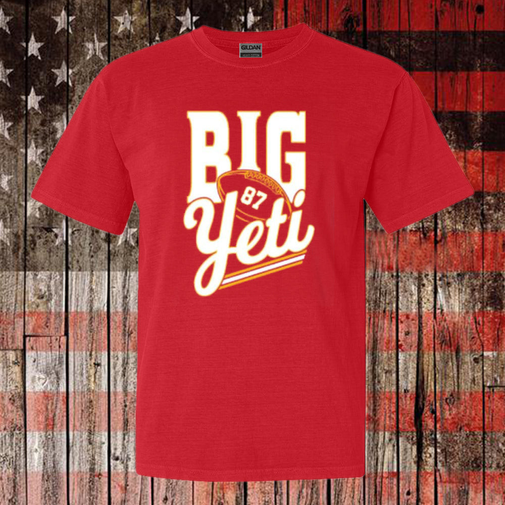 Travis Kelce Big Yeti T-Shirt Big Yeti Shirt Gifts For Football Fan Lovers Travis Kelce Big Yeti T-Shirt Big Yeti Shirt Gifts For Football Fan Lovers