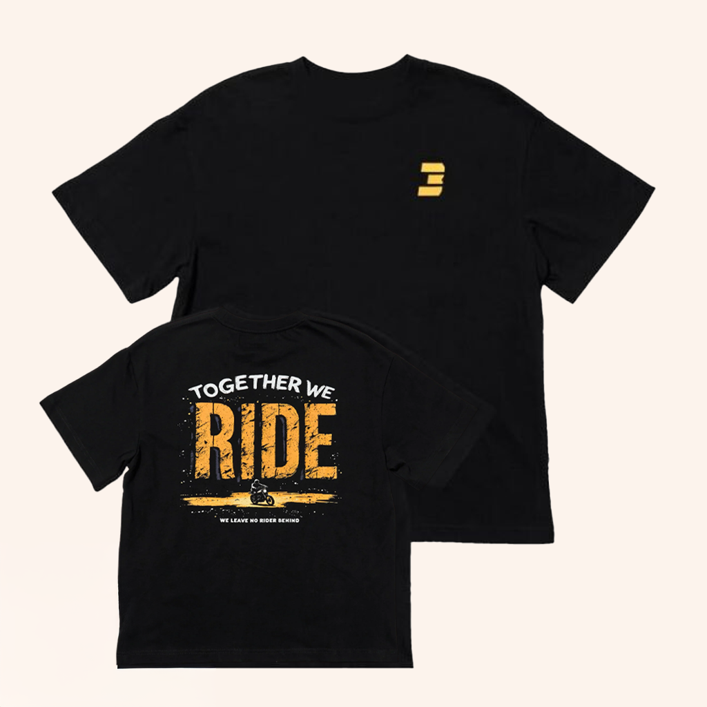Tri333ple Merch Together We Ride T-Shirt Gift For Motorcycle Lover Tri333ple Merch Together We Ride T-Shirt Gift For Motorcycle Lover