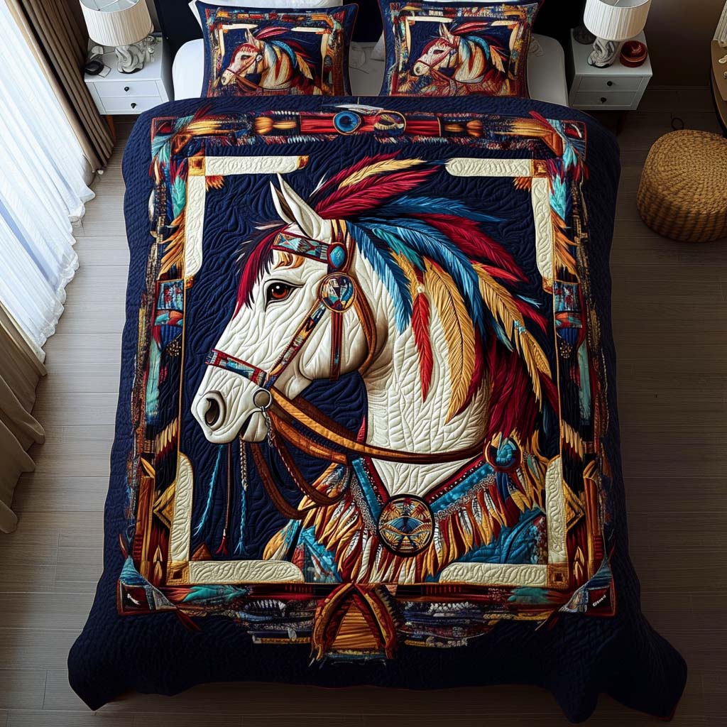 Tribal Flight Quilted Bedding Set Duvet Cover Merch Horsey Gifts For Friends Tribal Flight Quilted Bedding Set Duvet Cover Merch Horsey Gifts For Friends