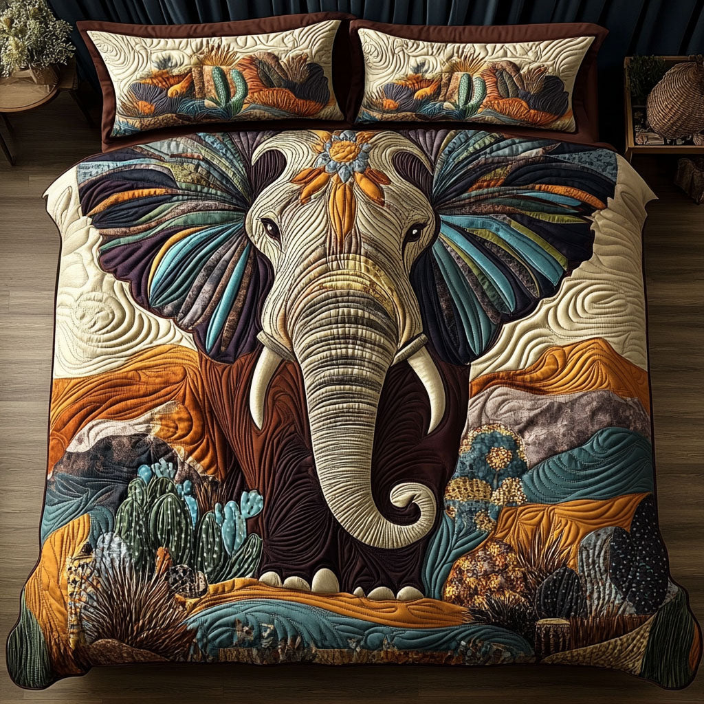 Tribal Journey Quilted Bedding Set Duvet Cover Merch Best Cactus Gifts