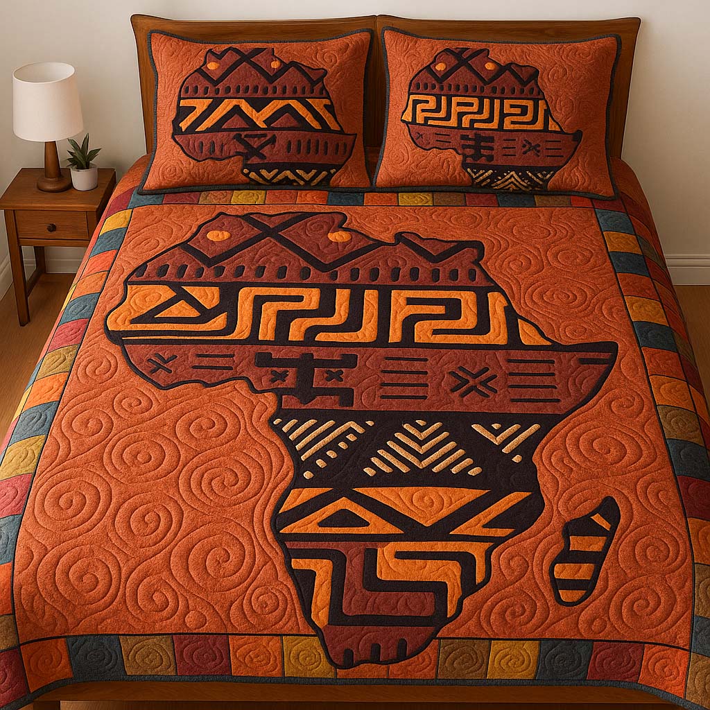Tribal Maze Quilted Bedding Set Duvet Cover Bedspreads Juneteenth Women Gift Ideas Tribal Maze Quilted Bedding Set Duvet Cover Bedspreads Juneteenth Women Gift Ideas