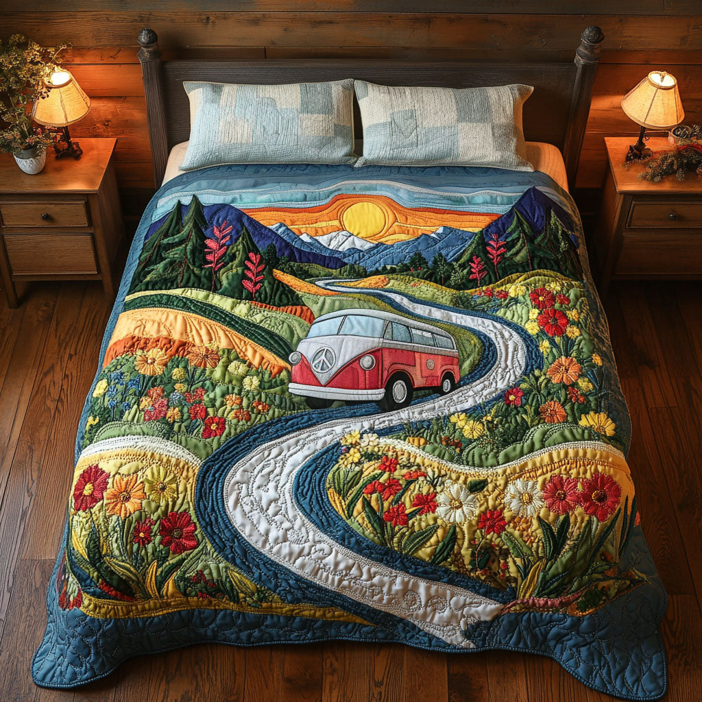 Trippy Tennessee Drive Quilted Bedding Set Duvet Cover Bedspread Great Presents For Camping Lovers Trippy Tennessee Drive Quilted Bedding Set Duvet Cover Bedspread Great Presents For Camping Lovers