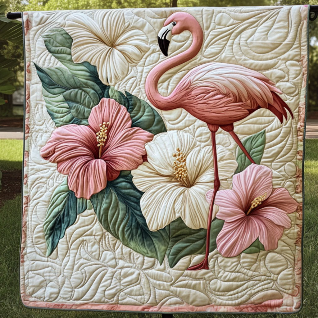 Tropical Grace Quilted Blanket Cute Colorful Blanket Flamingo Themed Birthday Gifts Tropical Grace Quilted Blanket Cute Colorful Blanket Flamingo Themed Birthday Gifts