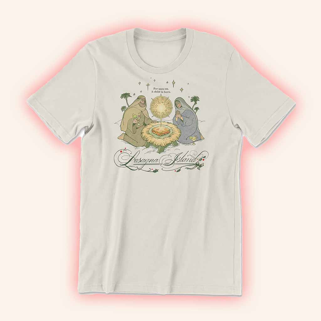 Try Guys Merch For Unto Us A Child Is Born T-Shirt Faith Gifts For Christmas