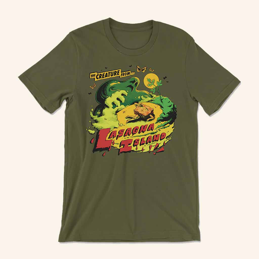 Try Guys Merch The Creature From Lasagna Island T-Shirt Gift Ideas For Husband Try Guys Merch The Creature From Lasagna Island T-Shirt Gift Ideas For Husband