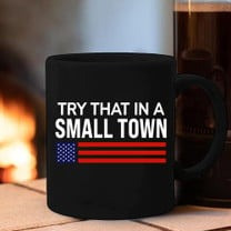 Try That In A Small Town Hat Gun Supporters Vintage American Flag Hats Men Try That In A Small Town Hat Gun Supporters Vintage American Flag Hats Men