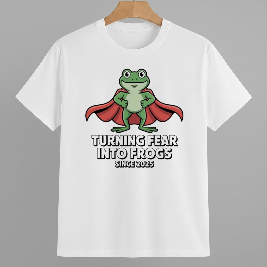 Turning Fear In Frogs Since 2025 Portland Frog Protest Shirt Anti Fascism Frog Merch Turning Fear In Frogs Since 2025 Portland Frog Protest Shirt Anti Fascism Frog Merch