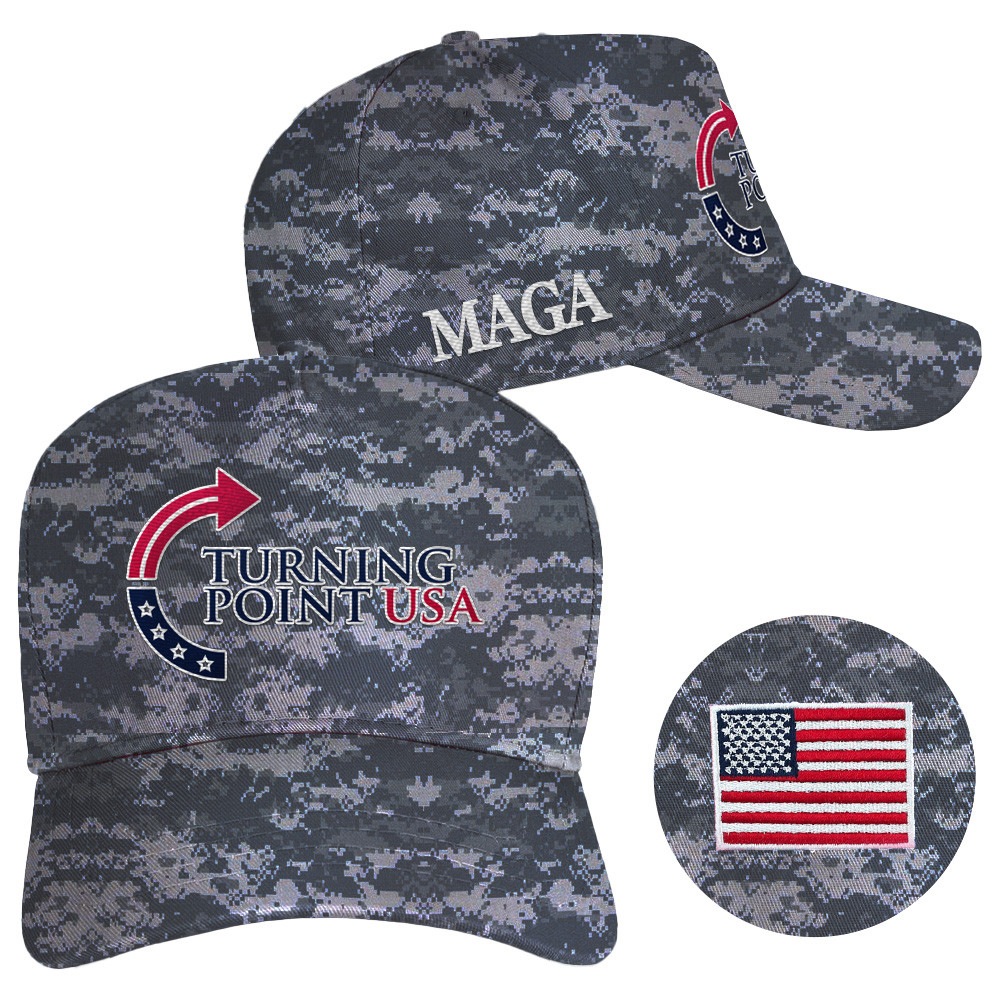 Turning Point USA Hat Charlie Kirk Hat Camo Embroidered MAGA Merch Gifts For Father Turning Point USA Hat Charlie Kirk Hat Camo Embroidered MAGA Merch Gifts For Father