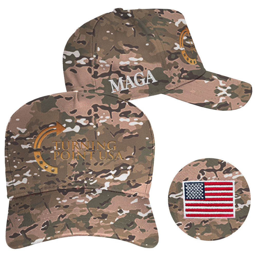 Turning Point USA Hat Charlie Kirk Hat Camo Embroidered MAGA Merchandise Husband Gifts Turning Point USA Hat Charlie Kirk Hat Camo Embroidered MAGA Merchandise Husband Gifts