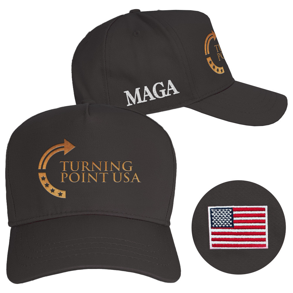 Turning Point USA Hat Charlie Kirk Hat Make America Great Again Hat Black Embroidered Turning Point USA Hat Charlie Kirk Hat Make America Great Again Hat Black Embroidered