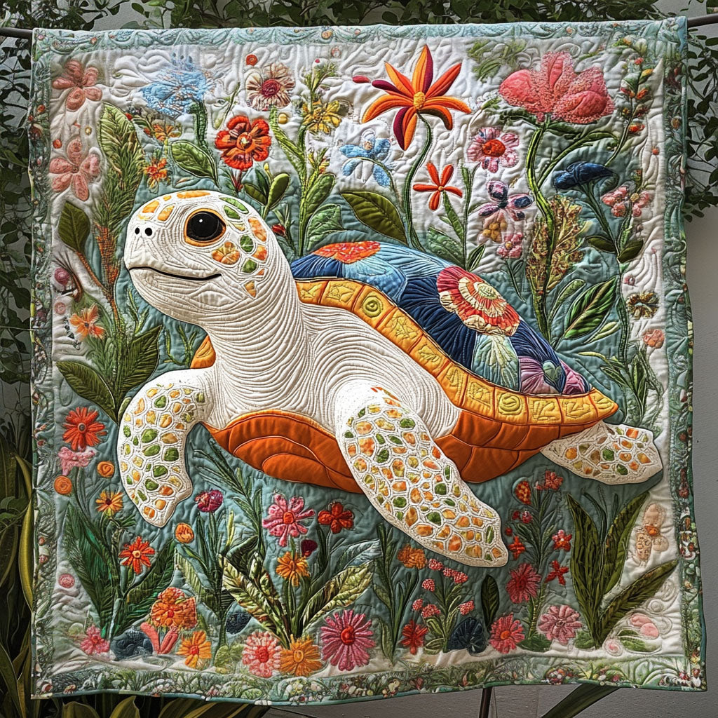 Turtle Dreamscape Quilted Blanket Cute Colorful Blanket Sea Turtle Merchandise Gifts Turtle Dreamscape Quilted Blanket Cute Colorful Blanket Sea Turtle Merchandise Gifts