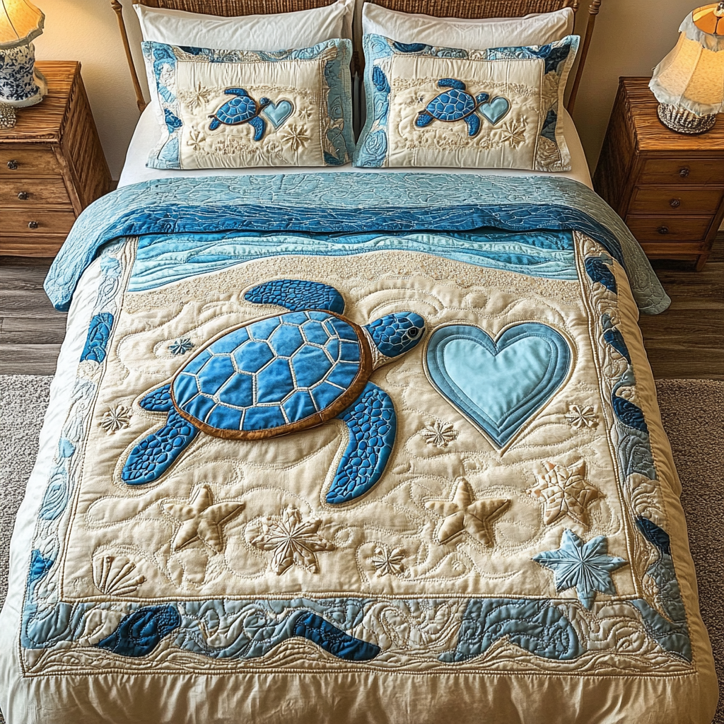 Turtle Grove Quilted Bedding Set Duvet Cover Bed Sheet Set Unique Sea Turtle Gifts Turtle Grove Quilted Bedding Set Duvet Cover Bed Sheet Set Unique Sea Turtle Gifts