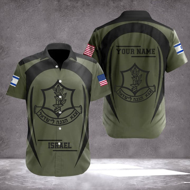 TW Personalized IDF Shirt Israel Defense Forces Shirt USA Stand With Israel T-Shirt Israel Merch