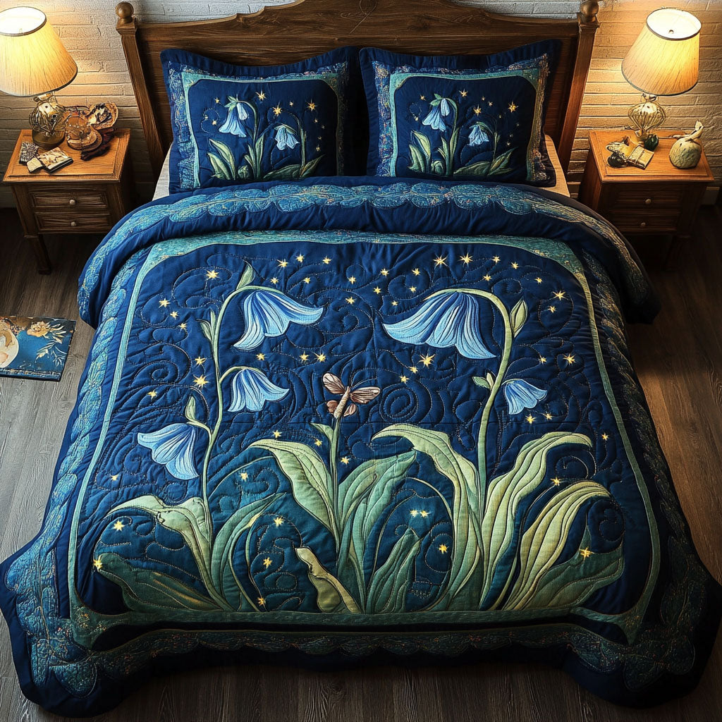 Twilight Breeze Quilted Bedding Set Duvet Cover Bed Sheet Set Flower Gifts For Her Twilight Breeze Quilted Bedding Set Duvet Cover Bed Sheet Set Flower Gifts For Her