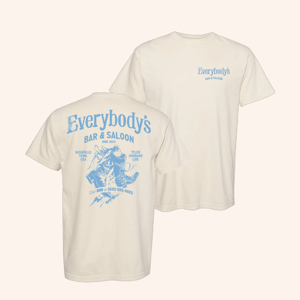 Tyler Hubbard Merch Everybody's Bar And Saloon T-Shirt Cool Gifts For Music Lovers Tyler Hubbard Merch Everybody's Bar And Saloon T-Shirt Cool Gifts For Music Lovers