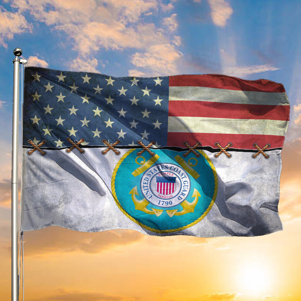 United States Coast Guard Flag USCG Logo Vintage American Flag Fourth Of July Ideas United States Coast Guard Flag USCG Logo Vintage American Flag Fourth Of July Ideas