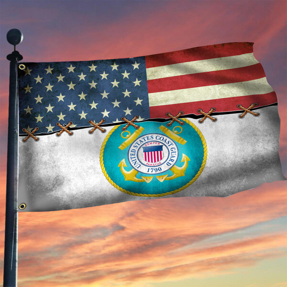 United States Coast Guard Flag USCG Logo Vintage American Flag Fourth Of July Ideas United States Coast Guard Flag USCG Logo Vintage American Flag Fourth Of July Ideas
