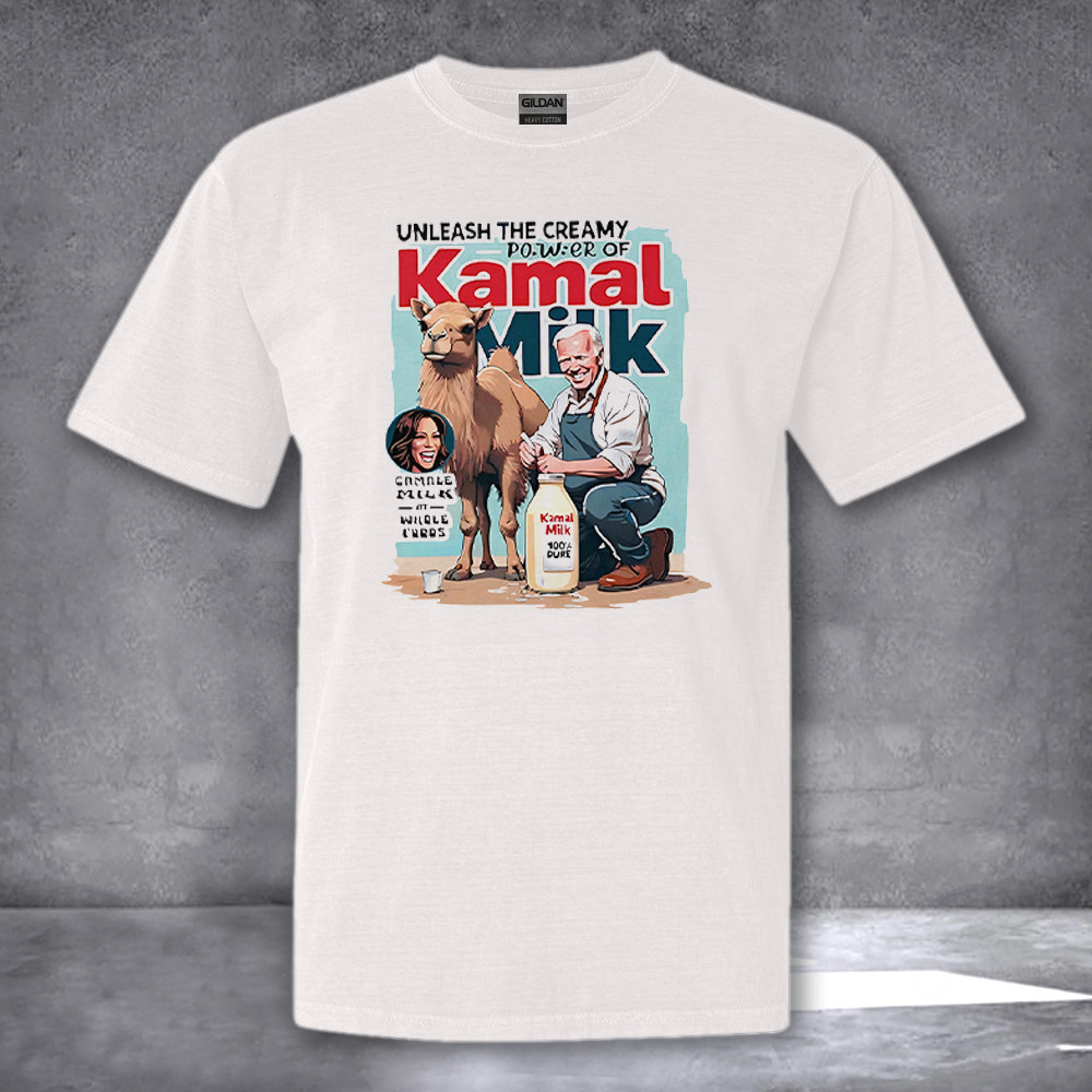 Unleash The Creamy Power Of Kamal Milk Shirt Funny Political T-Shirt Gifts For Dad Unleash The Creamy Power Of Kamal Milk Shirt Funny Political T-Shirt Gifts For Dad
