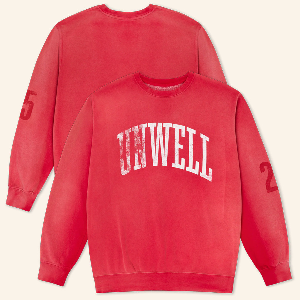 Unwell Merch Unwell Varsity 25 Sweatshirt Christmas Present For Her Unwell Merch Unwell Varsity 25 Sweatshirt Christmas Present For Her