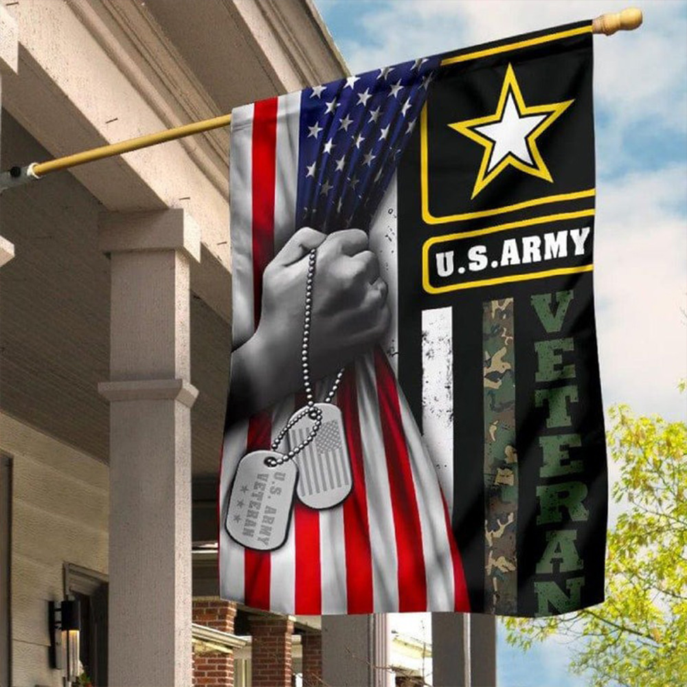 US Army Veteran Flag Inside American Flag Pride Military Merch Patriotic Garden Decor US Army Veteran Flag Inside American Flag Pride Military Merch Patriotic Garden Decor