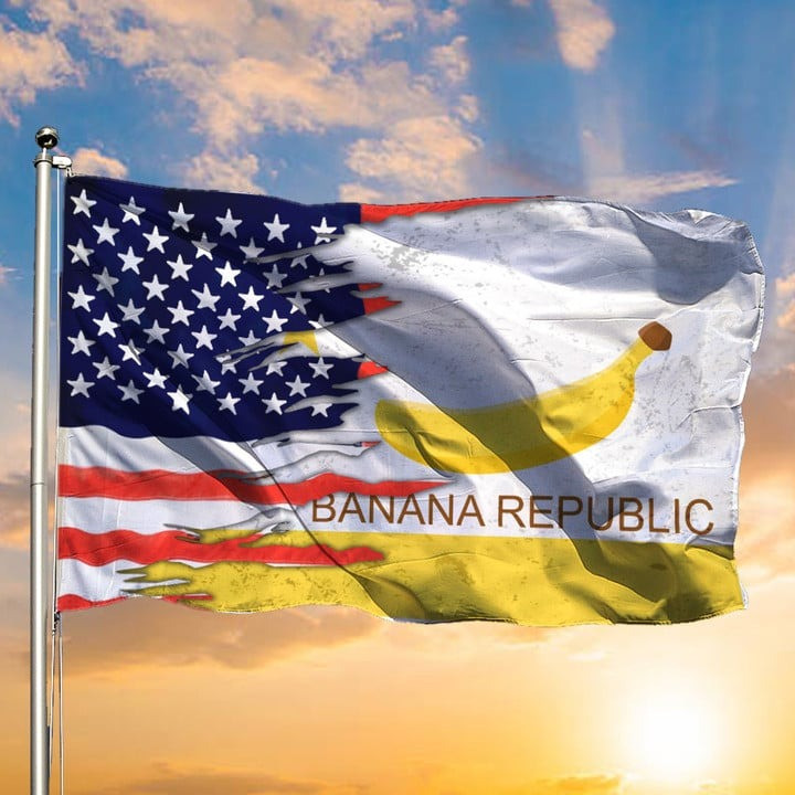 US Banana Republic Flag The Banana Republic With America Flag Inside Outside US Banana Republic Flag The Banana Republic With America Flag Inside Outside