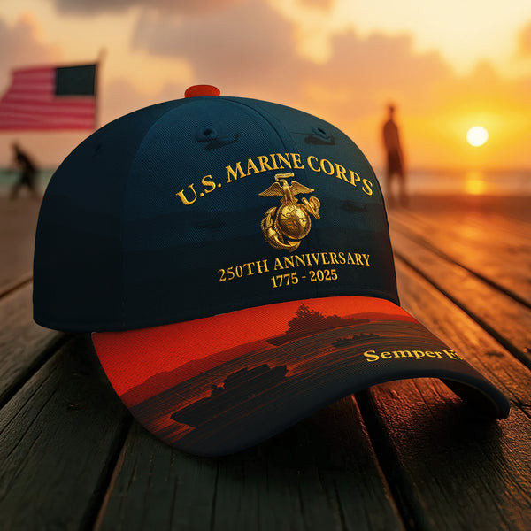 US Marine Corps 250th Anniversary 1775 2025 Hat Proud USMC Patriotic Cap Gifts For Marines US Marine Corps 250th Anniversary 1775 2025 Hat Proud USMC Patriotic Cap Gifts For Marines