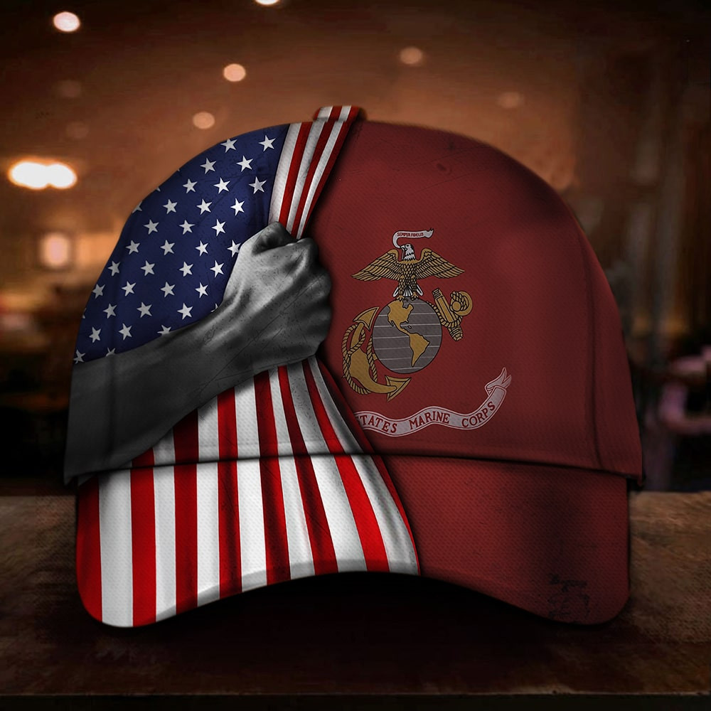 U.S Marine Corps Flag Inside American Flag Patriotic Welcome Holiday 4Th July Decor In-Outdoor U.S Marine Corps Flag Inside American Flag Patriotic Welcome Holiday 4Th July Decor In-Outdoor