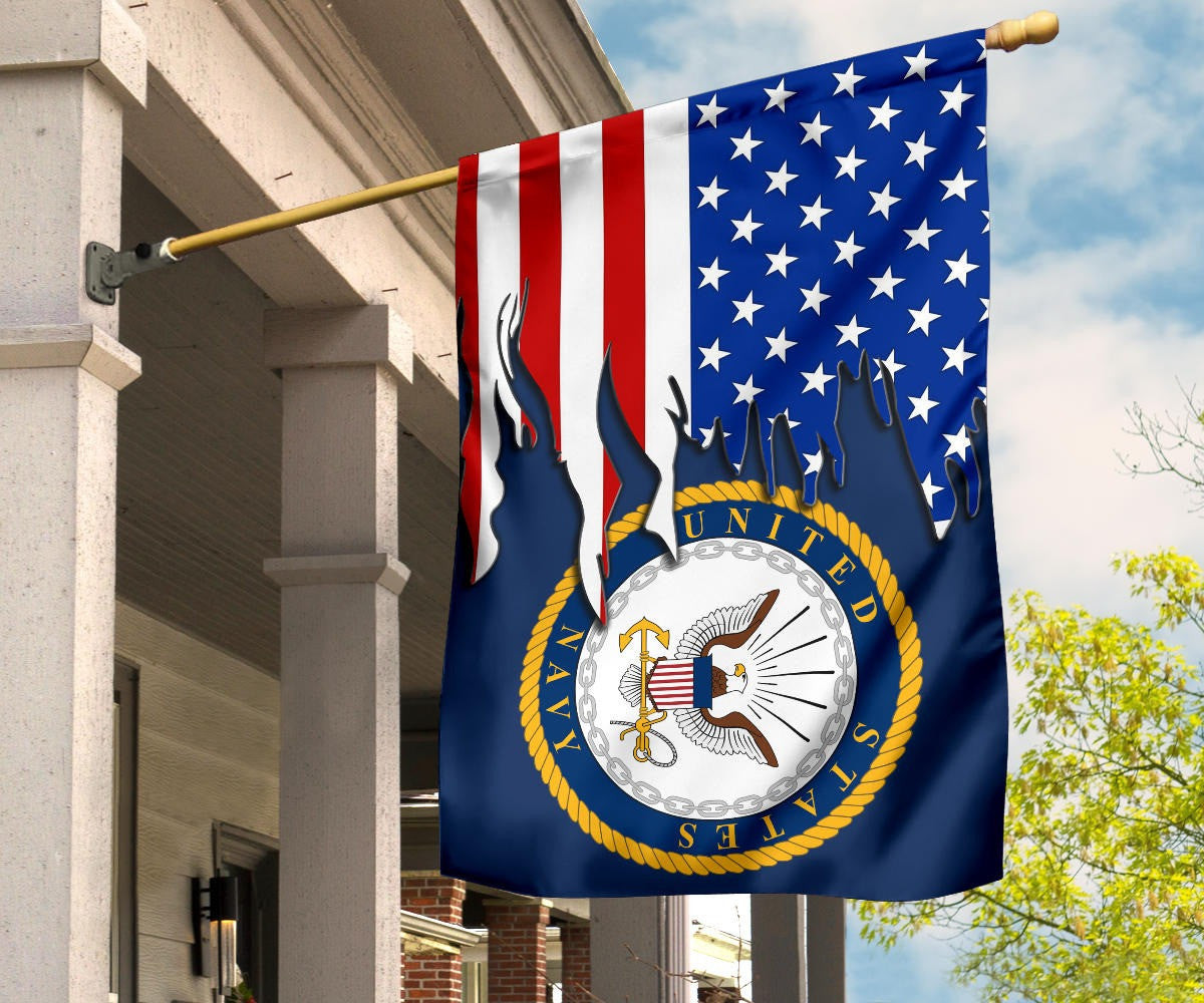 US Navy Emblem American Flag Proud USN US Navy Flags For Sale Patriotic Yard Decor US Navy Emblem American Flag Proud USN US Navy Flags For Sale Patriotic Yard Decor