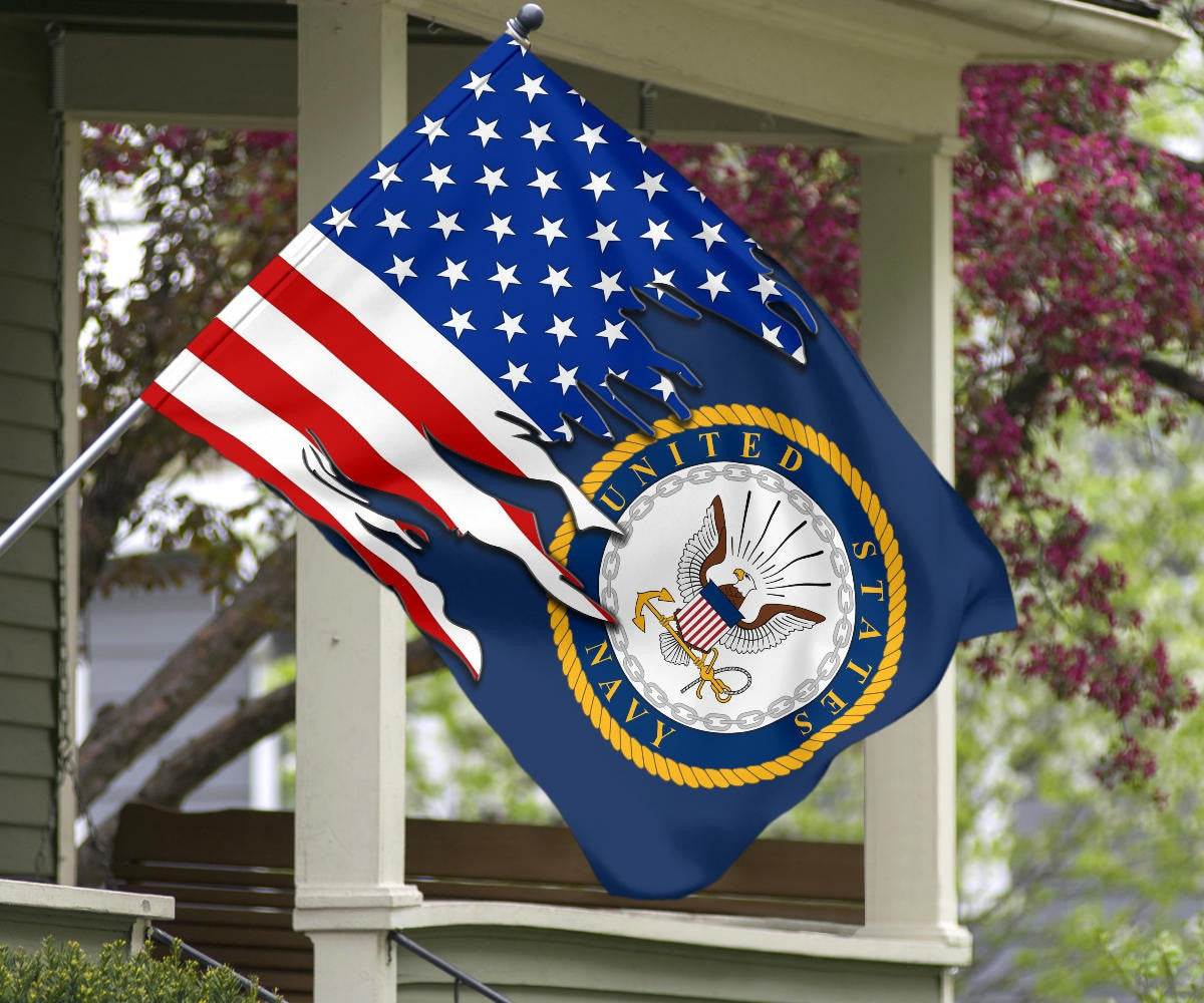 US Navy Emblem American Flag Proud USN US Navy Flags For Sale Patriotic Yard Decor US Navy Emblem American Flag Proud USN US Navy Flags For Sale Patriotic Yard Decor