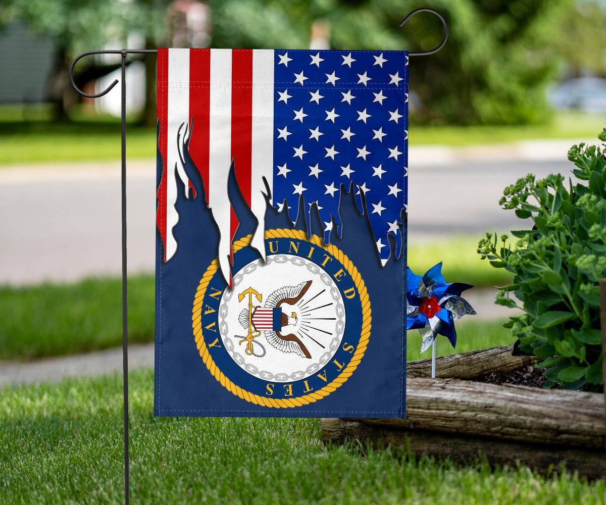 US Navy Emblem American Flag Proud USN US Navy Flags For Sale Patriotic Yard Decor US Navy Emblem American Flag Proud USN US Navy Flags For Sale Patriotic Yard Decor