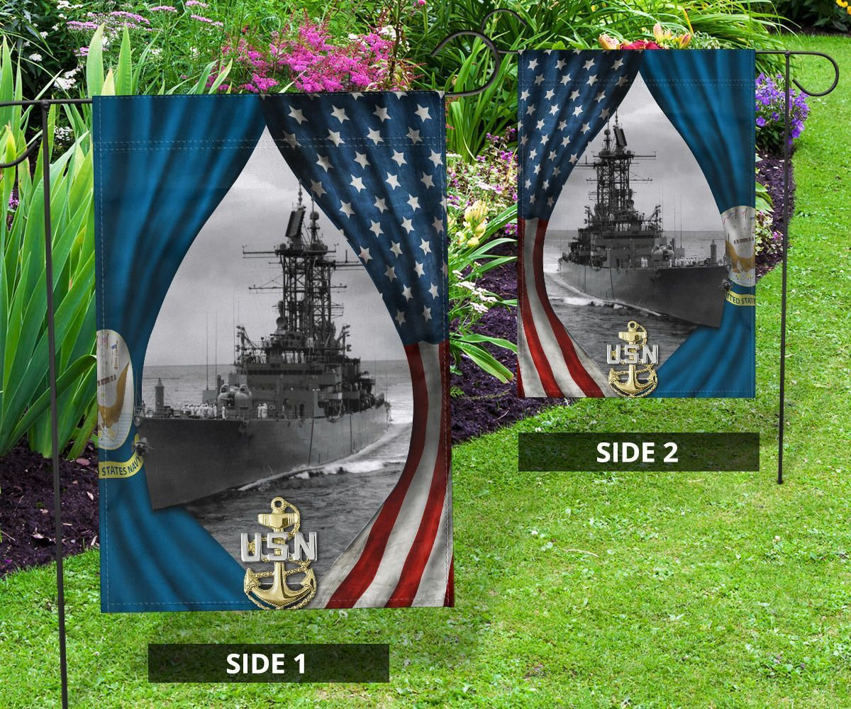 US Navy Flag And American Flag Patriotic Honor Navy Ship USN Decor Gift For Navy Sailors US Navy Flag And American Flag Patriotic Honor Navy Ship USN Decor Gift For Navy Sailors