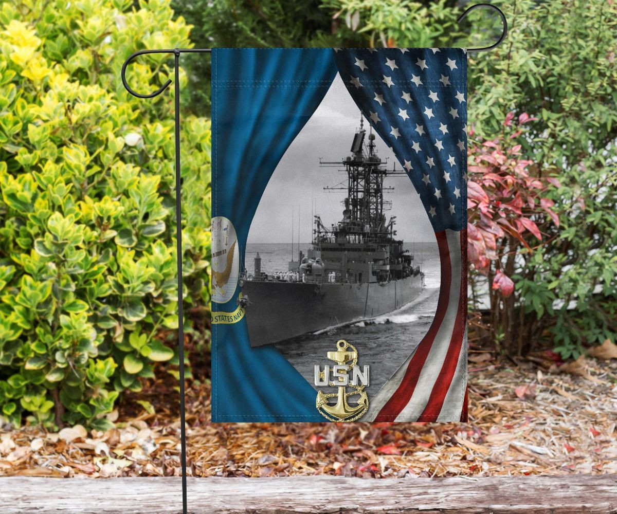 US Navy Flag And American Flag Patriotic Honor Navy Ship USN Decor Gift For Navy Sailors US Navy Flag And American Flag Patriotic Honor Navy Ship USN Decor Gift For Navy Sailors