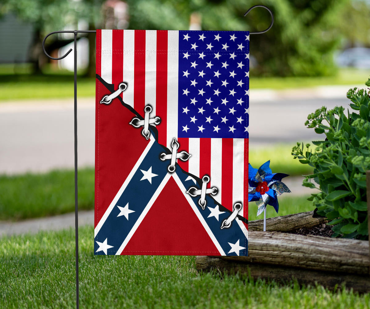 USA And Civil War Flag Civil War States Of America Flag Patriotic Merch Lawn Decor USA And Civil War Flag Civil War States Of America Flag Patriotic Merch Lawn Decor