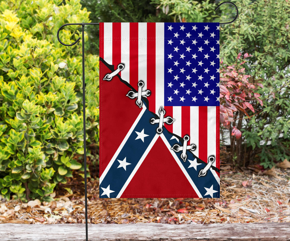 USA And Civil War Flag Civil War States Of America Flag Patriotic Merch Lawn Decor USA And Civil War Flag Civil War States Of America Flag Patriotic Merch Lawn Decor