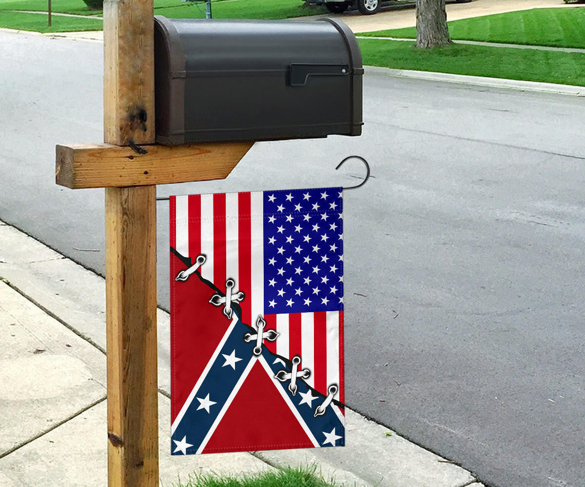 USA And Civil War Flag Civil War States Of America Flag Patriotic Merch Lawn Decor USA And Civil War Flag Civil War States Of America Flag Patriotic Merch Lawn Decor