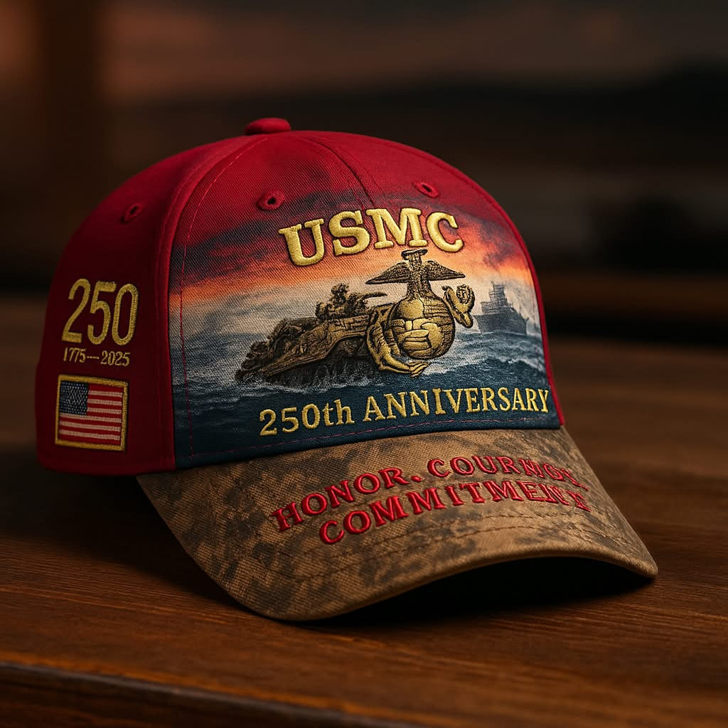 USMC 250th Anniversary 1775 2025 Hat Honor Courage Commitment Marine Corps Hat Dad Gifts USMC 250th Anniversary 1775 2025 Hat Honor Courage Commitment Marine Corps Hat Dad Gifts