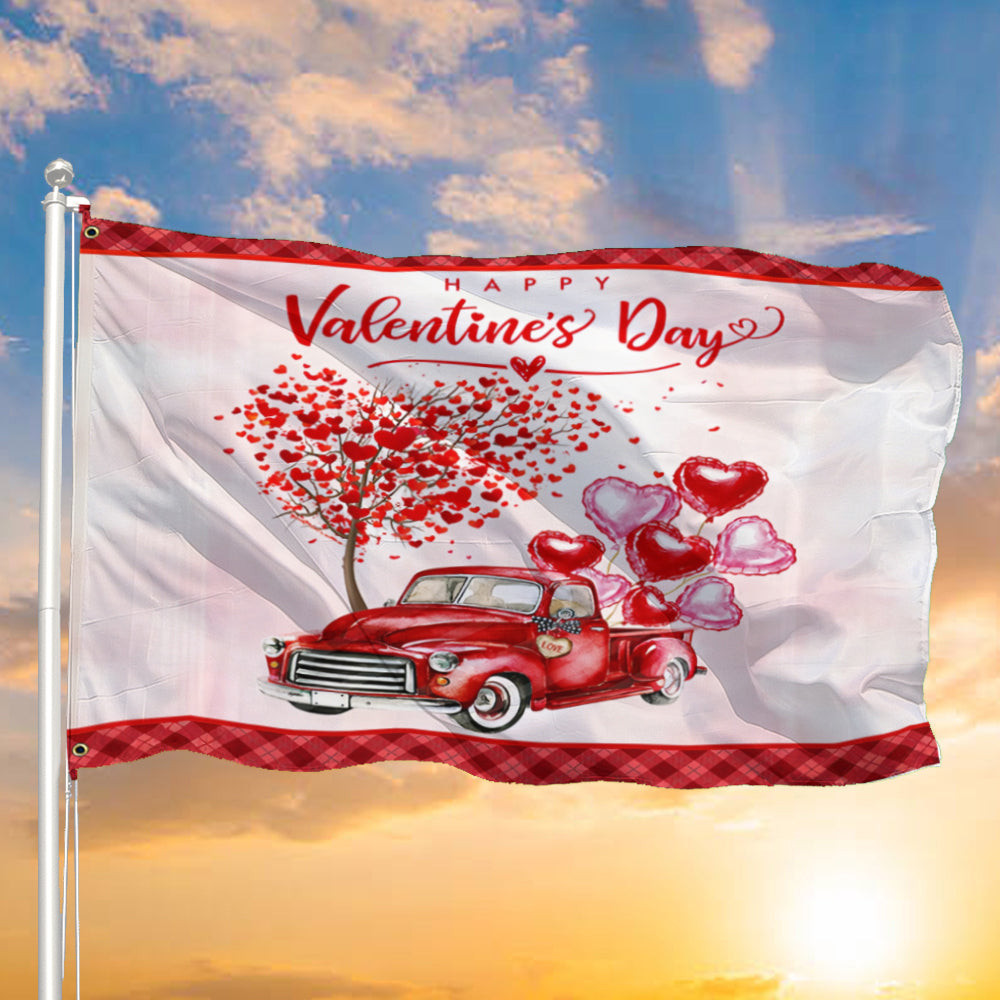 Valentine's Day Flag Valentine Flags Outdoor Holiday Decor Gifts For Boyfriend Valentine's Day Flag Valentine Flags Outdoor Holiday Decor Gifts For Boyfriend