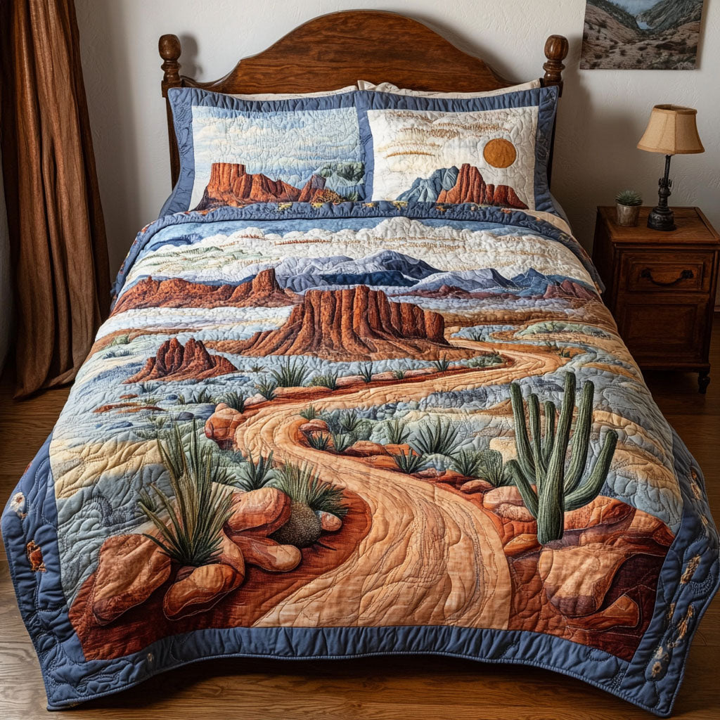Valley of Fire Escape Quilted Bedding Set Duvet Cover Bed Sheet Set Funny Secret Santa Gifts For Her Valley of Fire Escape Quilted Bedding Set Duvet Cover Bed Sheet Set Funny Secret Santa Gifts For Her