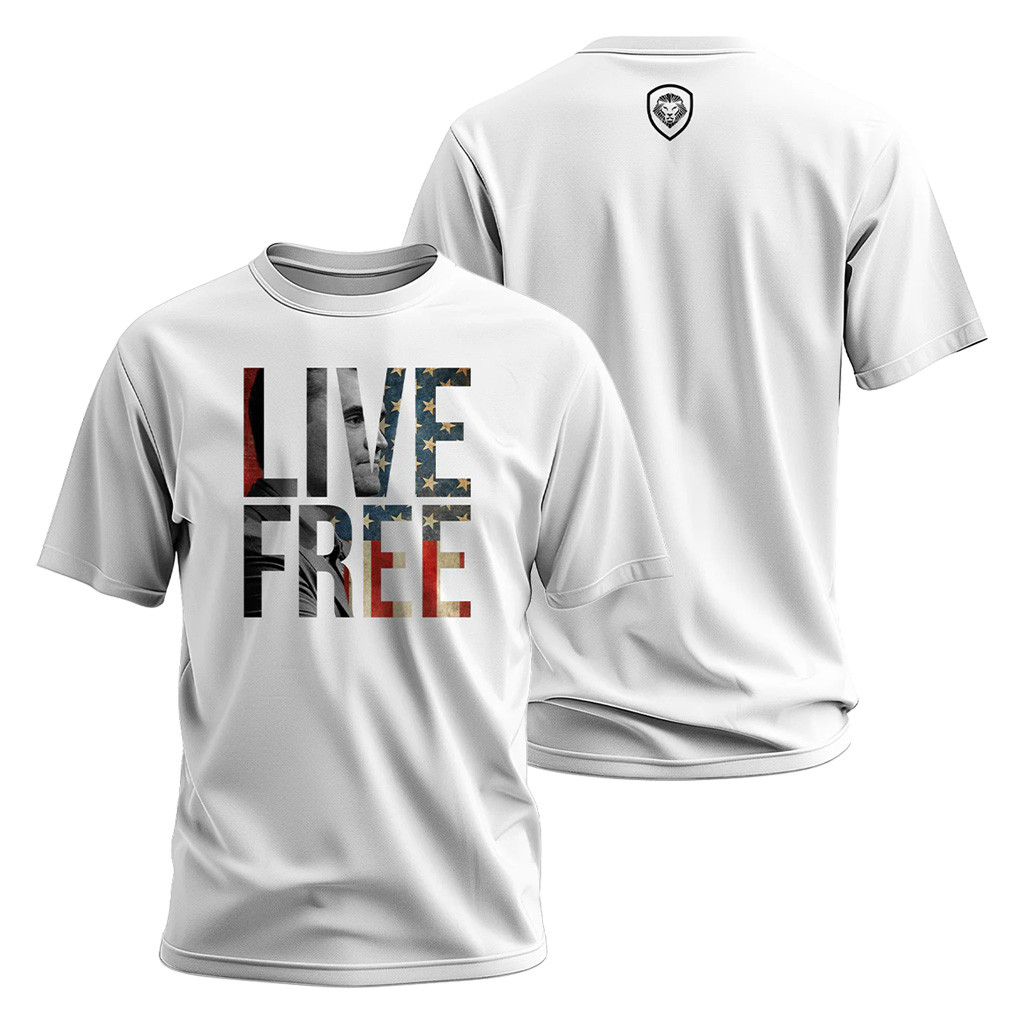 Valuetainment Merch Charlie Kirk Live Free T-Shirt RIP Charlie Kirk Apparel Gifts For Men Valuetainment Merch Charlie Kirk Live Free T-Shirt RIP Charlie Kirk Apparel Gifts For Men