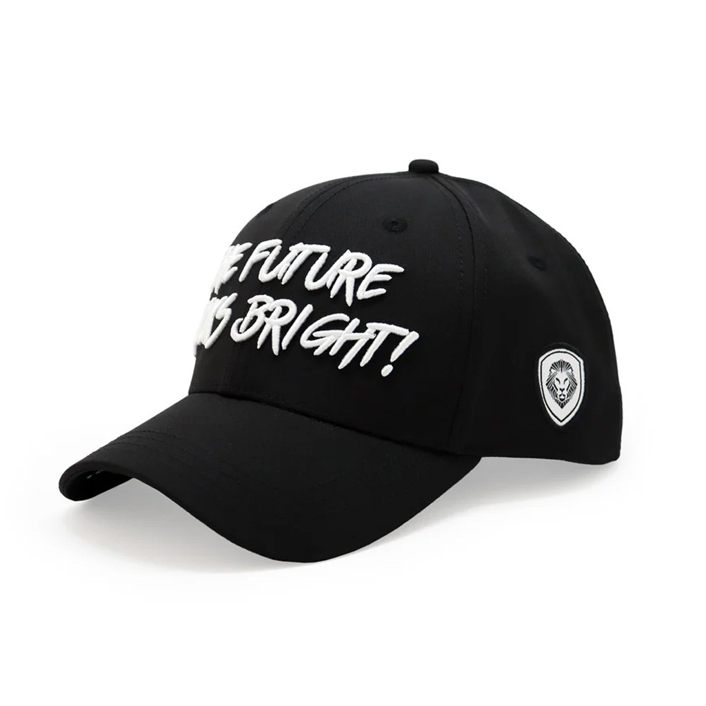 Valuetainment Merch Future Looks Bright Black And White Embroidered Hat Gifts For Dad Valuetainment Merch Future Looks Bright Black And White Embroidered Hat Gifts For Dad