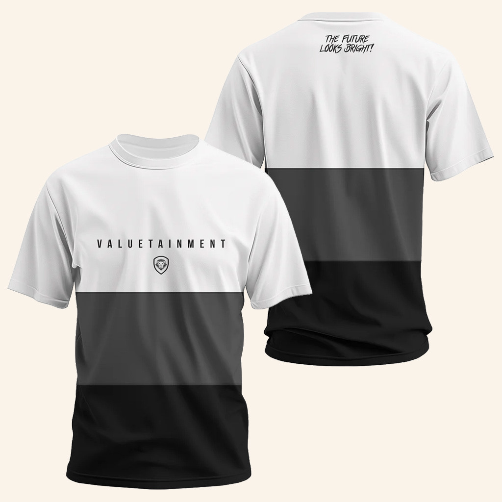 Valuetainment Merch Lion Shield The Future Looks Bright T-Shirt Best Gifts For Husband Valuetainment Merch Lion Shield The Future Looks Bright T-Shirt Best Gifts For Husband