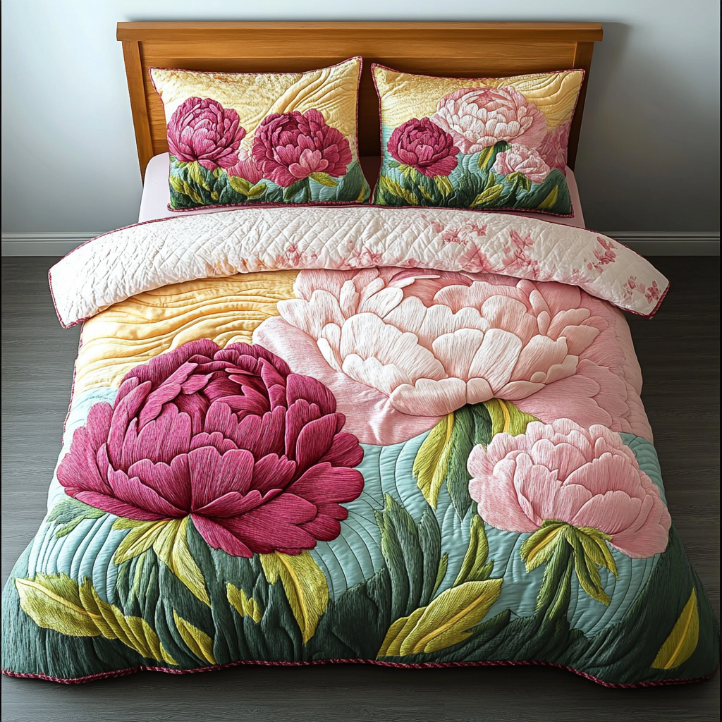 Velvet Petals Quilted Bedding Set Duvet Cover Bedspread Christmas Flower Gifts Velvet Petals Quilted Bedding Set Duvet Cover Bedspread Christmas Flower Gifts